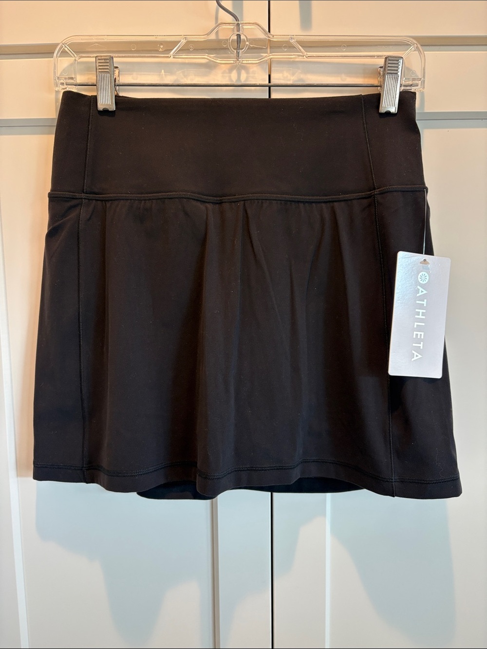 Athleta Black Saltation Stash 14 1/2” Skort